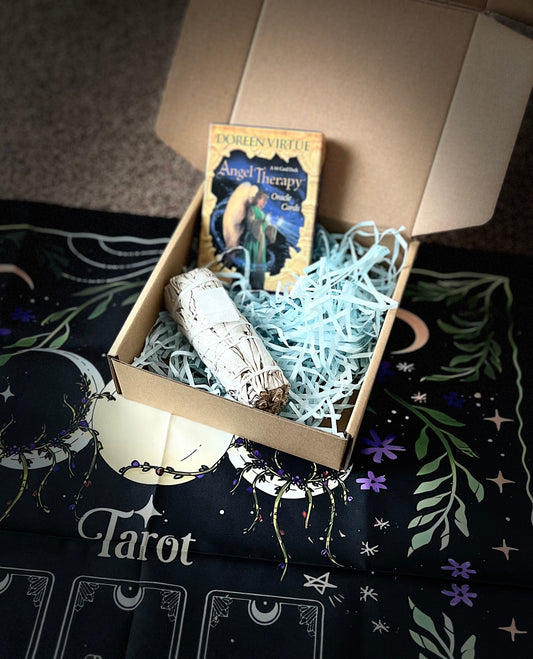 Oracle cards (Angel therapy) Selenite Gift box
