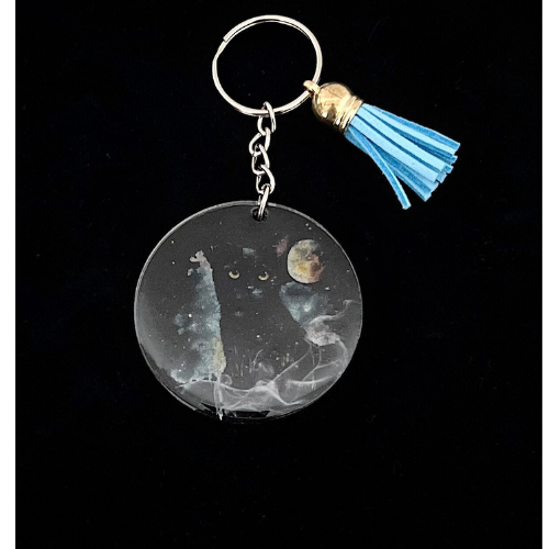 Keychain - Black cat